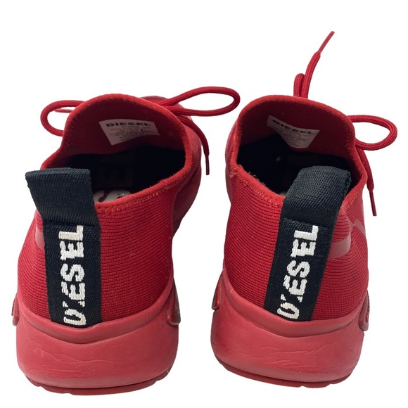 🛑 Diesel S-Kby Red Stretch Athletic Shoes - Picture 9 of 11